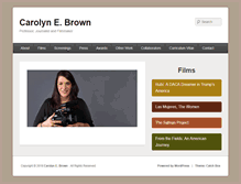 Tablet Screenshot of carolynebrown.com